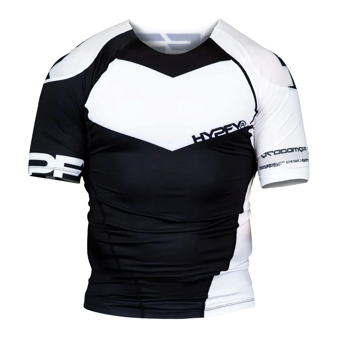 ProComp Edge Ranked Rash Guard Black with White
