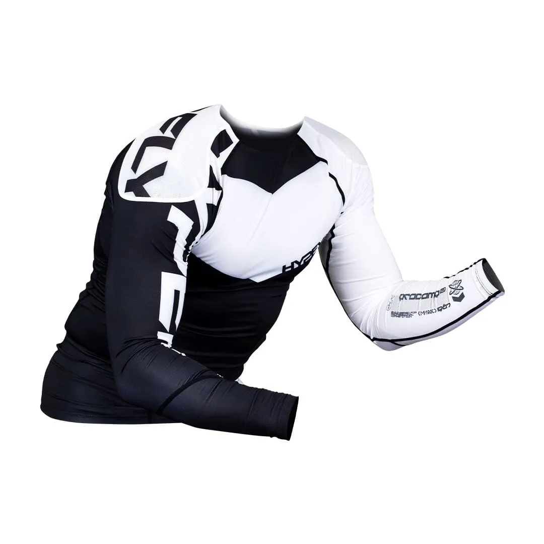 ProComp Edge Ranked Rash Guard Black with White