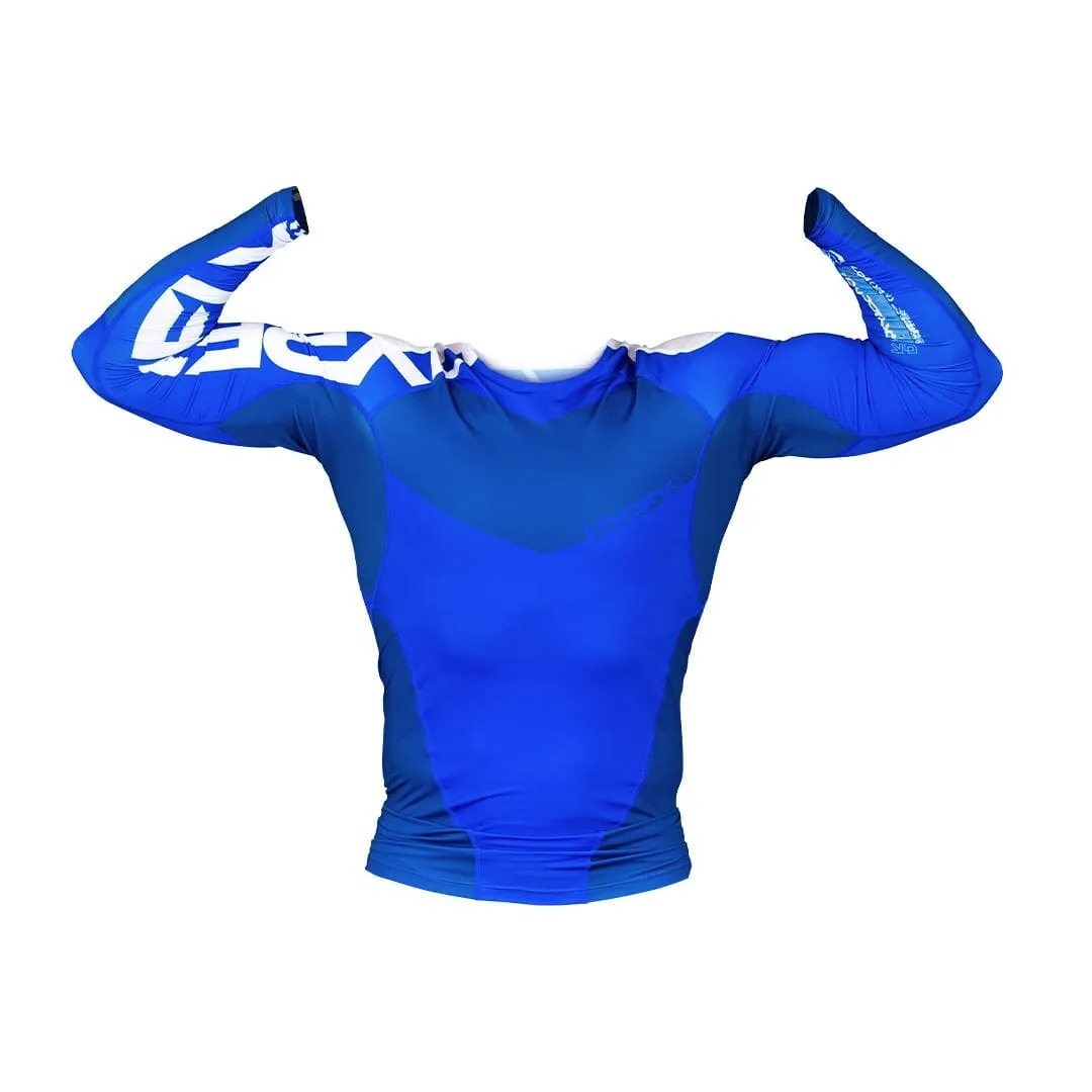 ProComp Edge Ranked Rash Guard Blue