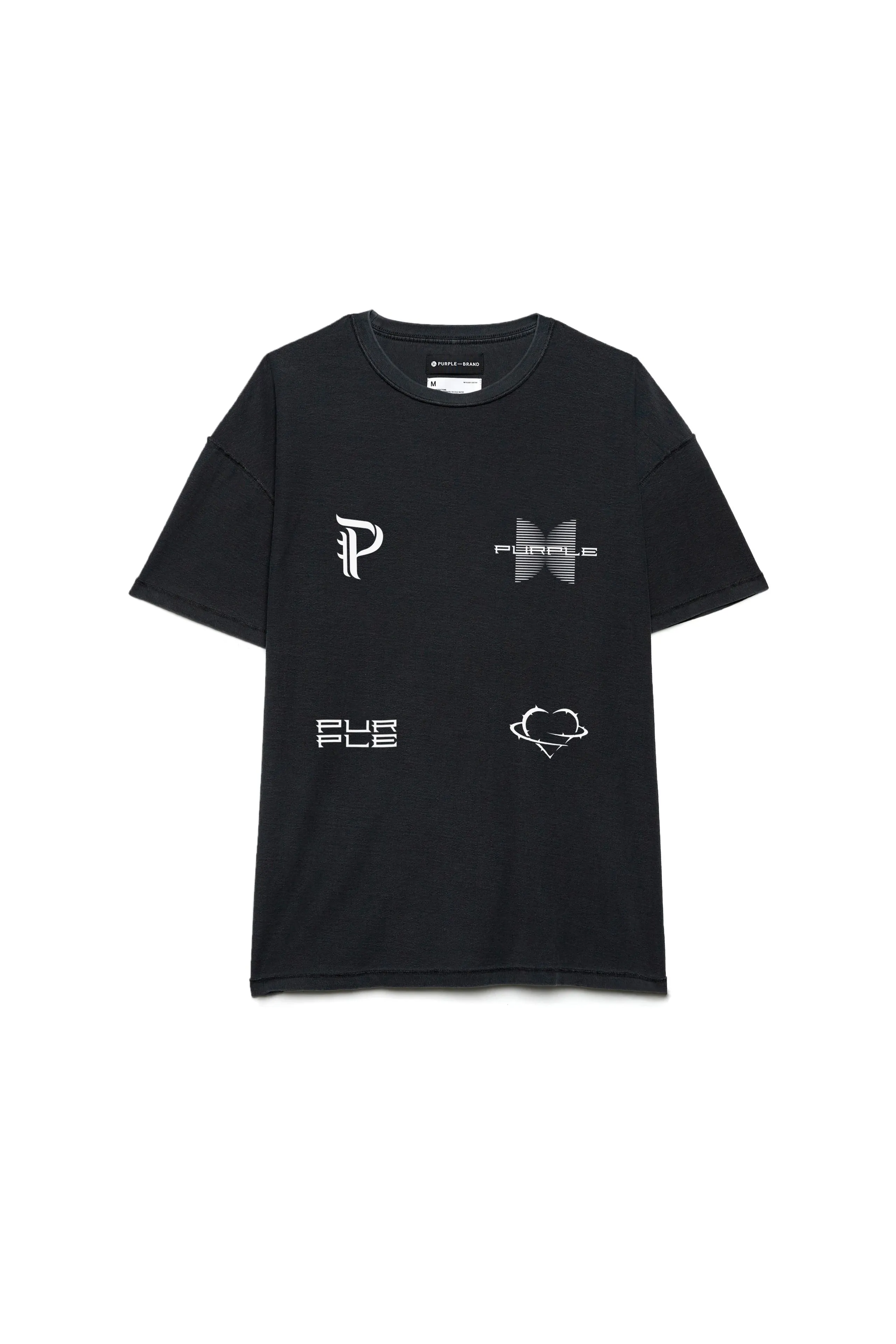 PURPLE BRAND BLACKWORK - BLACK Mens Apparel