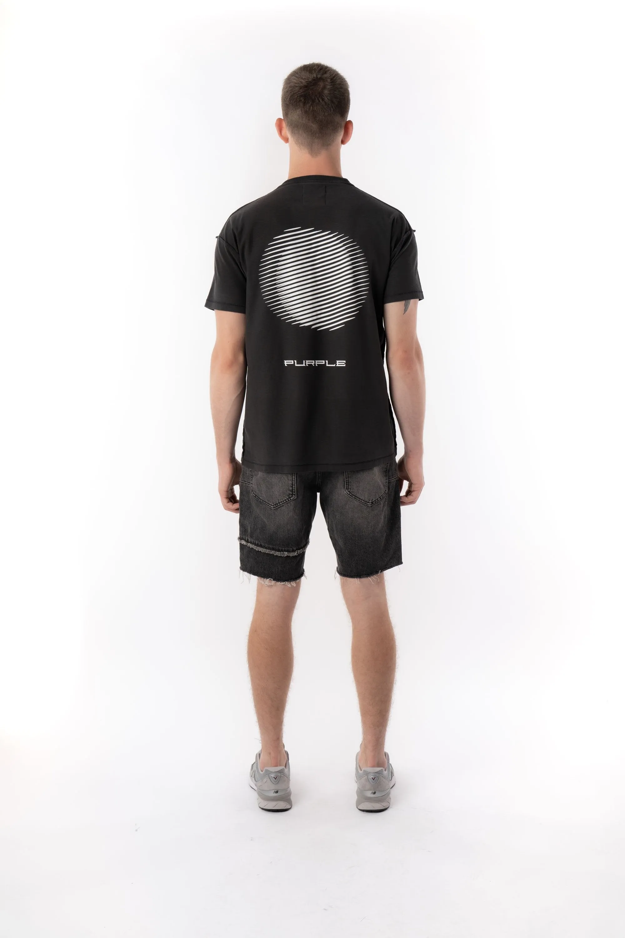 PURPLE BRAND BLACKWORK - BLACK Mens Apparel