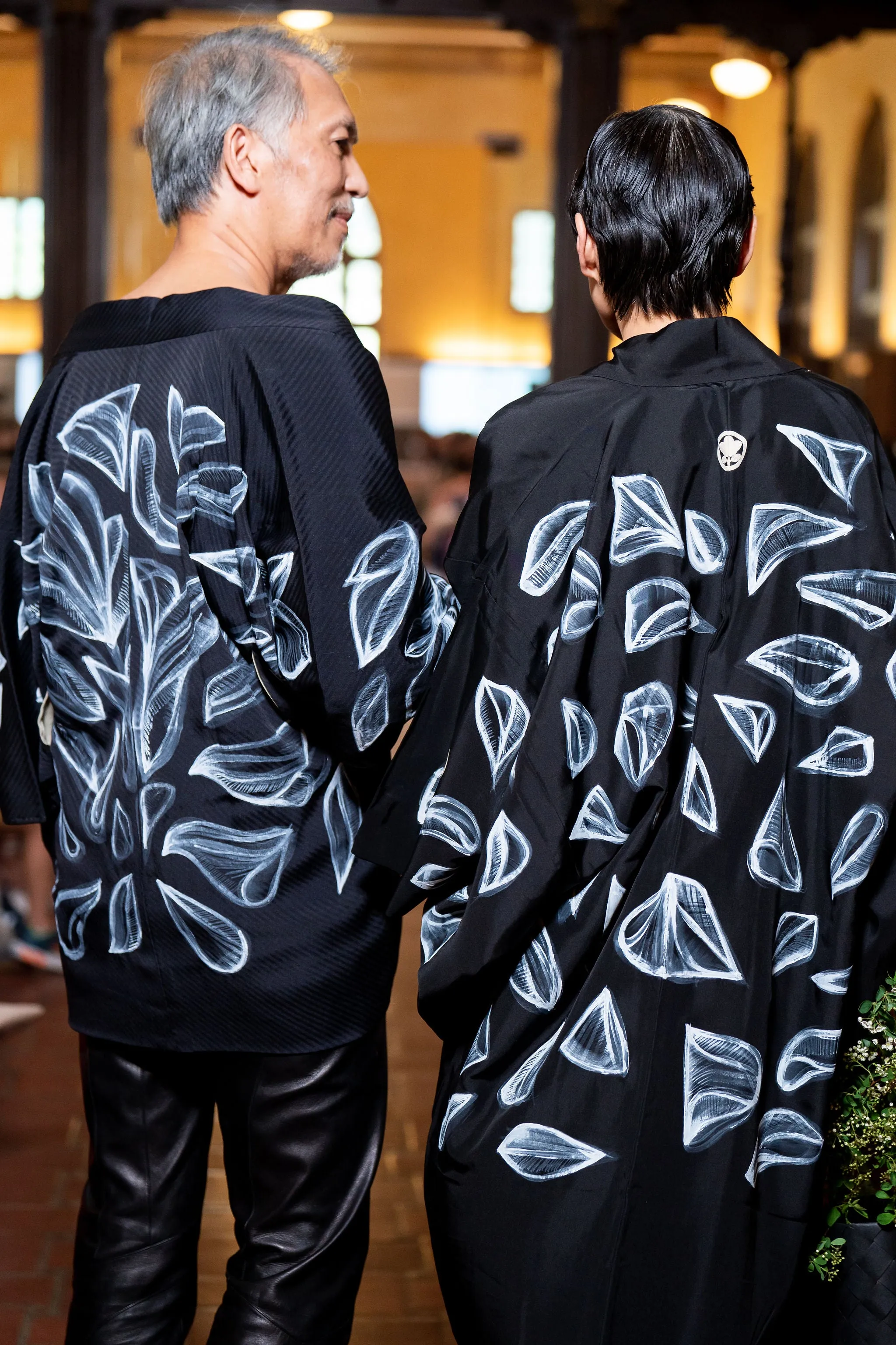 "Cosine 1" Reimagined Vintage Kimono - Kimono Zulu Artist Collaboration with Soi K