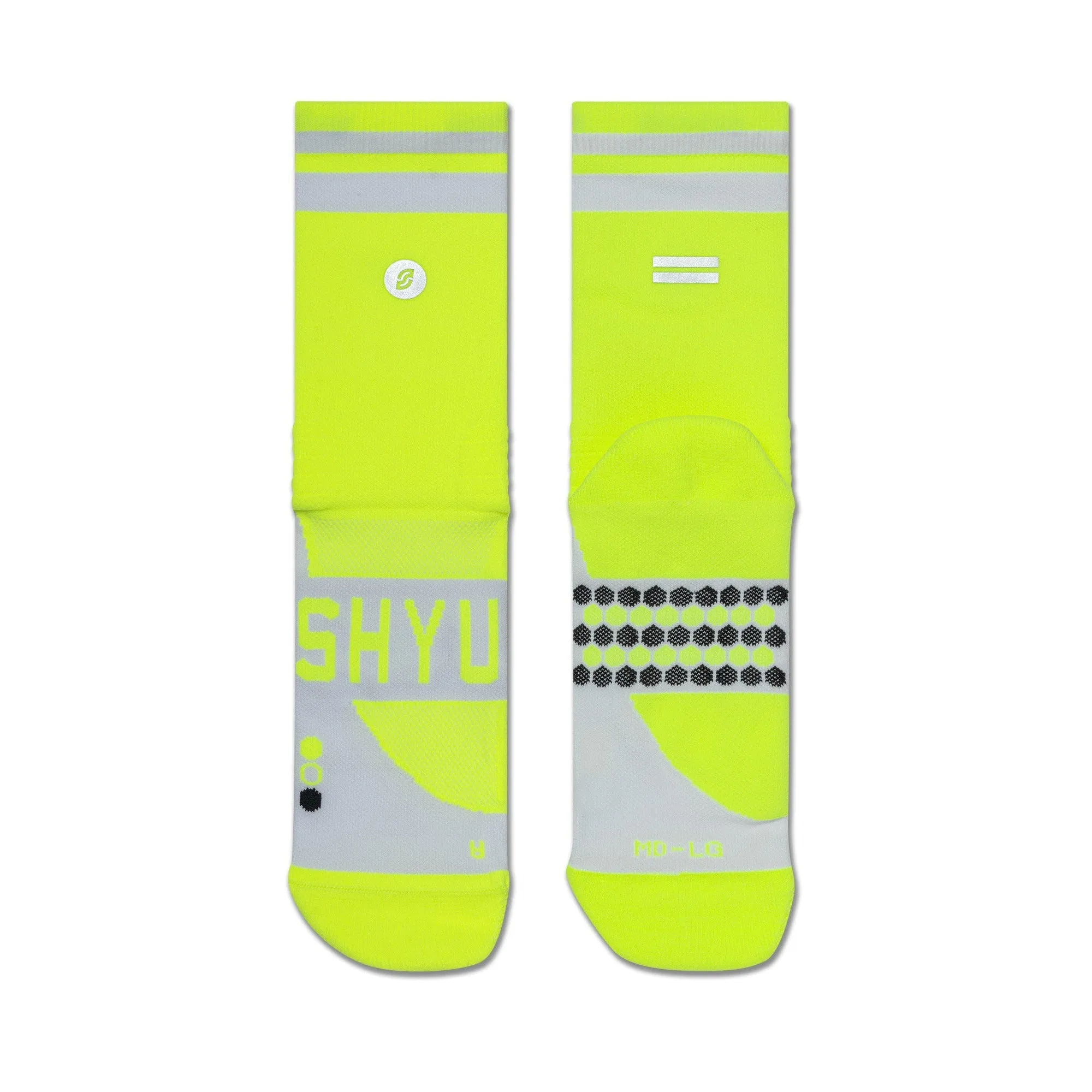 Shyu Racing Sock - Volt | White | White