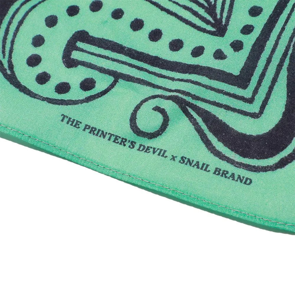 Snail Brand Bandana Green