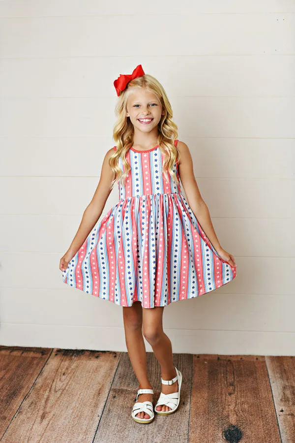 Swoon Baby Clothing Americana Collection Flair Dress