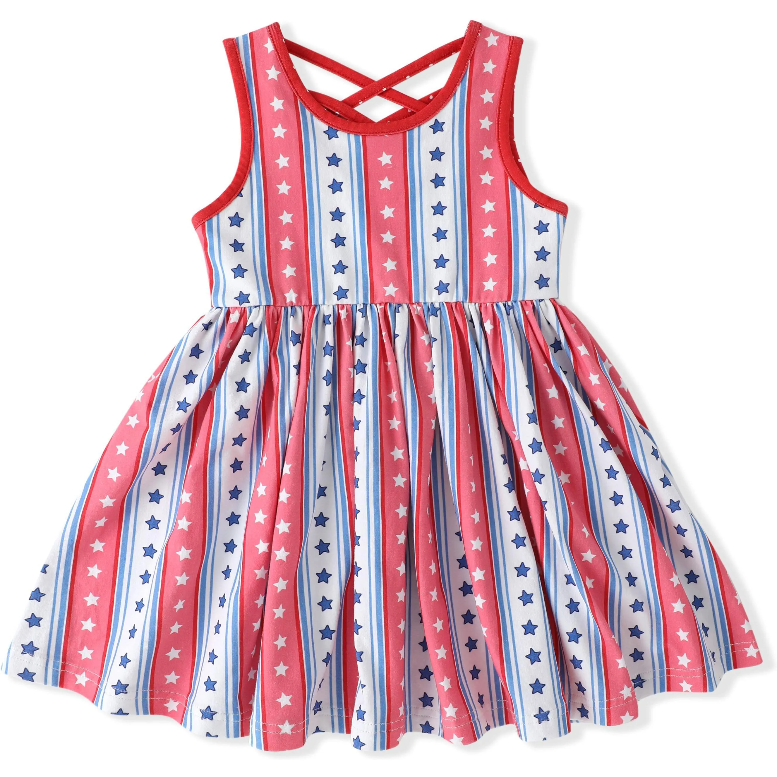Swoon Baby Clothing Americana Collection Flair Dress