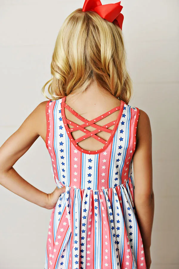 Swoon Baby Clothing Americana Collection Flair Dress