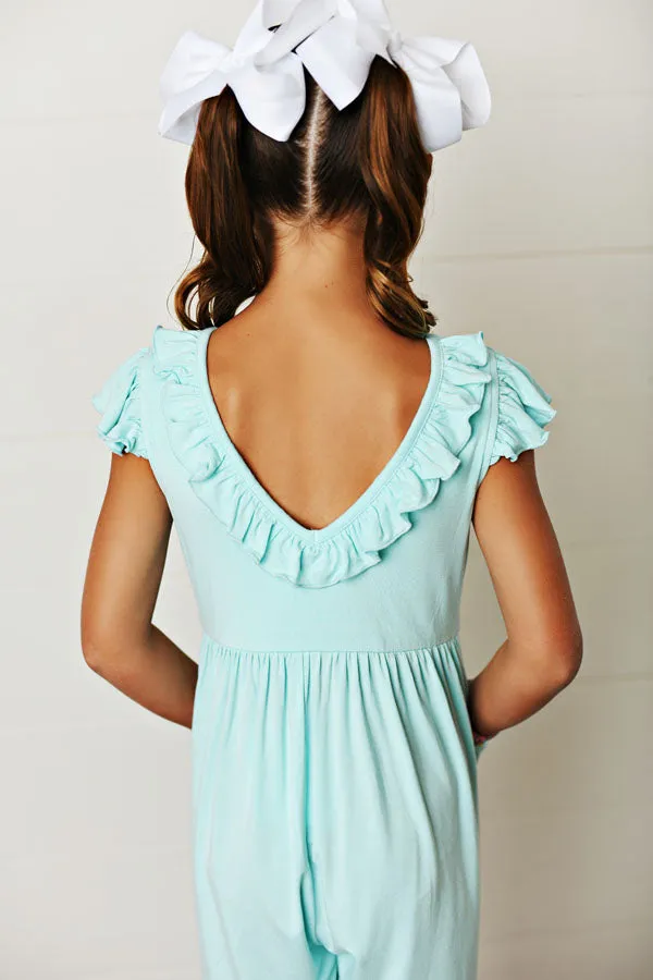 Swoon Baby Clothing Aqua Bamboo Pocket Jumper