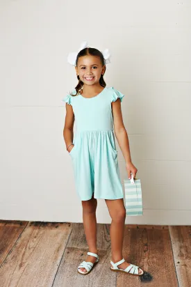 Swoon Baby Clothing Aqua Bamboo Pocket Jumper