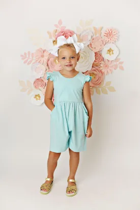 Swoon Baby Clothing Aqua Blue Pocket Jumper