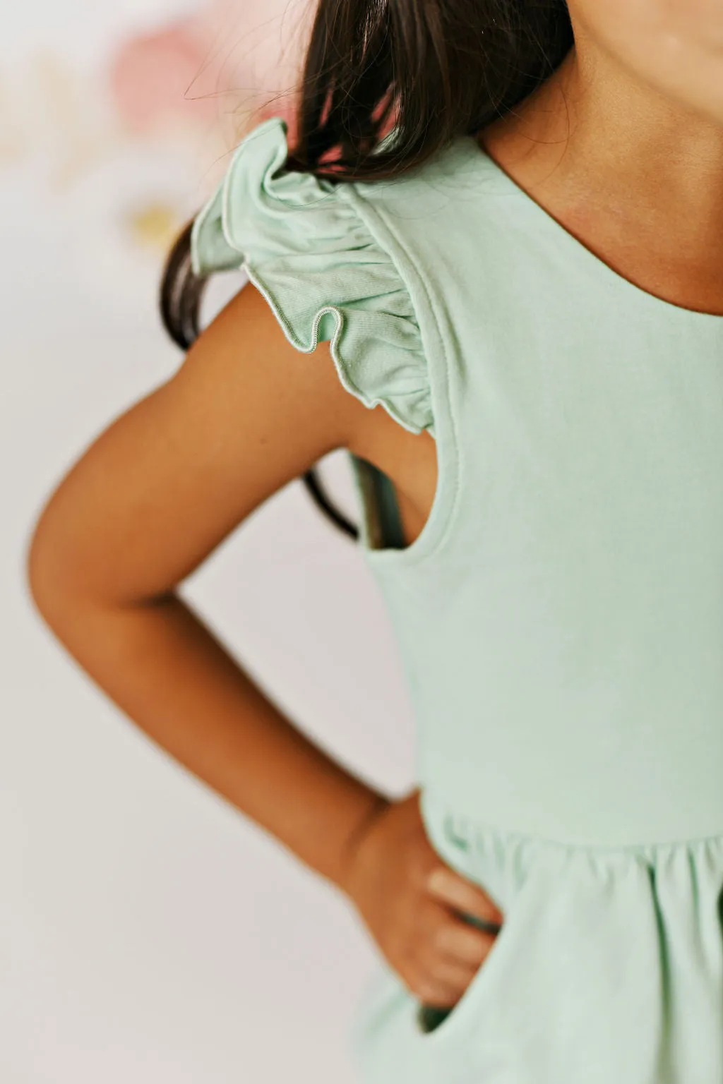 Swoon Baby Clothing Aqua Blue Pocket Jumper