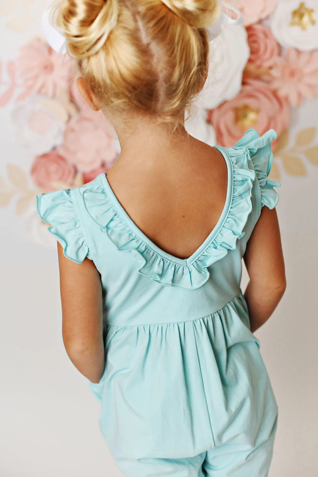 Swoon Baby Clothing Aqua Blue Pocket Jumper