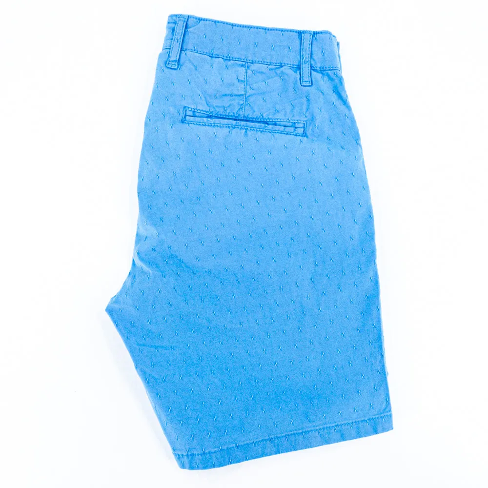 The Carlo Jacquard Shorts - Blue