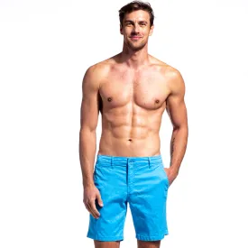 The Carlo Jacquard Shorts - Blue