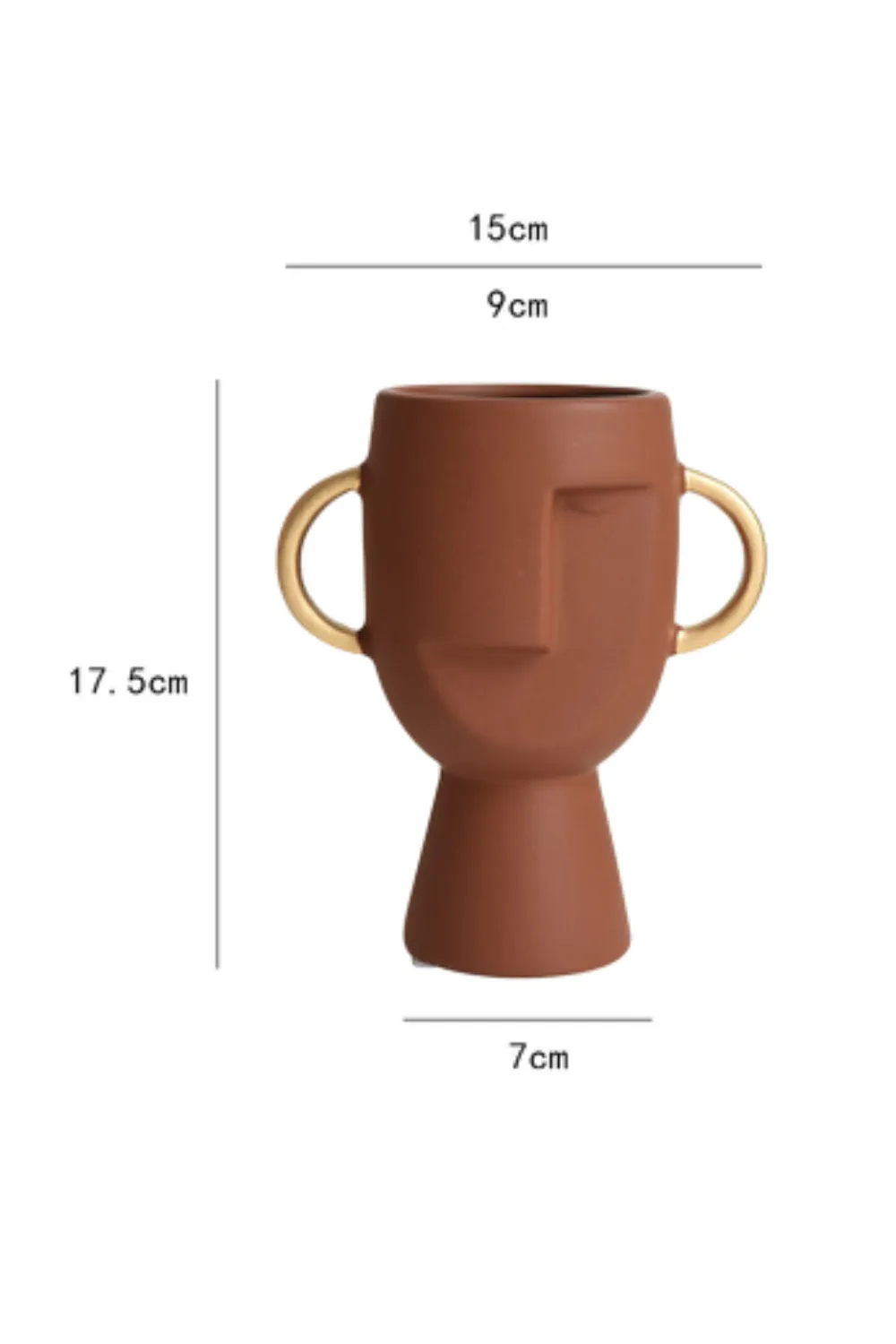 'Tova' Nordic Face Vase Home Decor (2 styles)