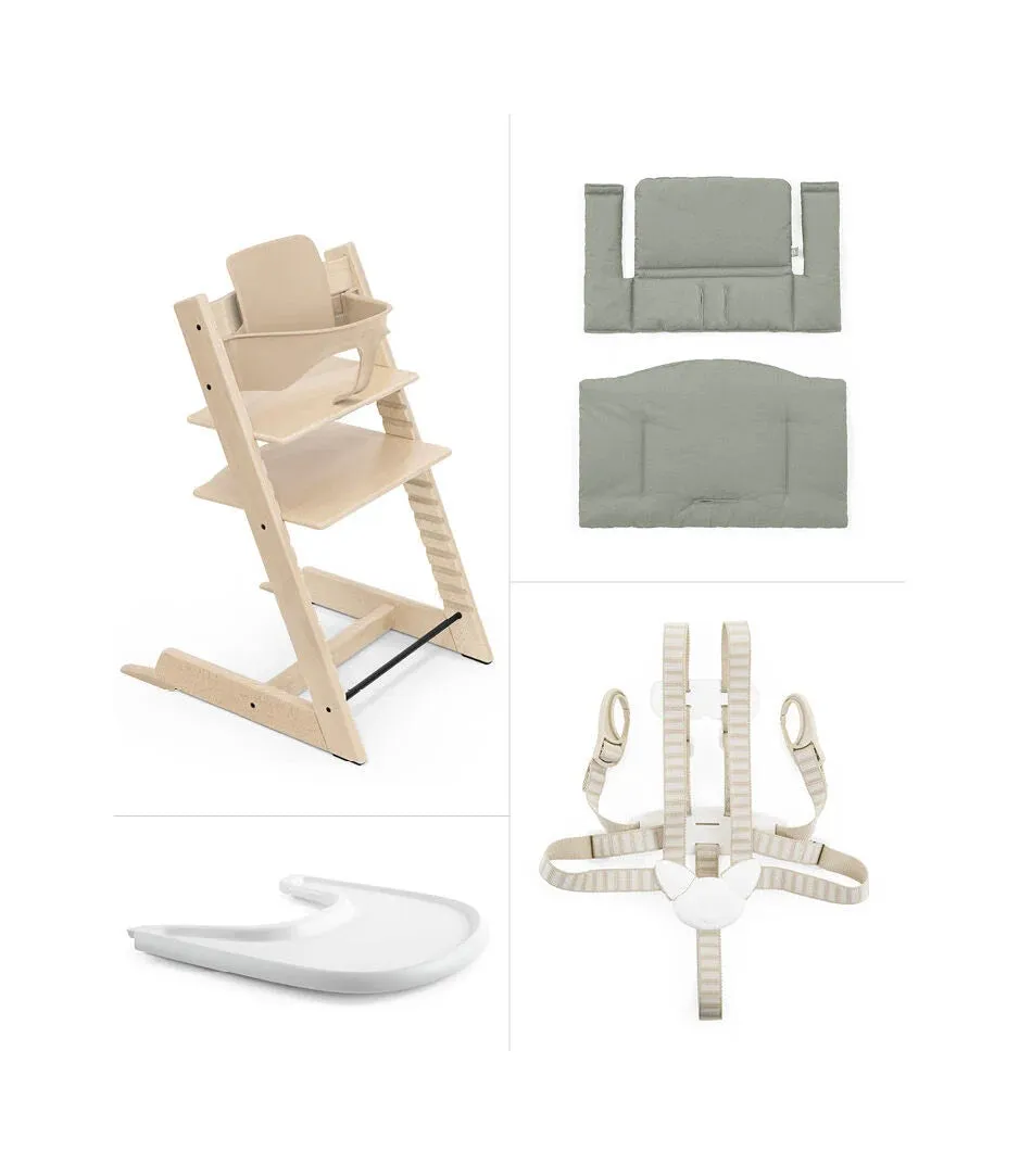Tripp Trapp - High Chair and Cushion with Stokke Tray