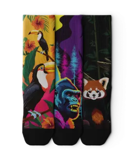 Wild Thing Crew Socks 3-Pack