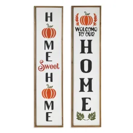 Wood Harvest Engraved Porch Sign, 48" * Store Pickup ONLY*